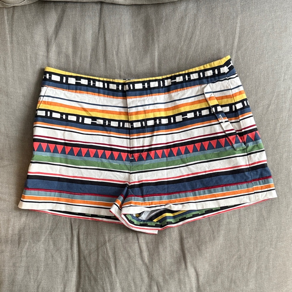 Kate Spade Multicolor Striped High Waist Shorts